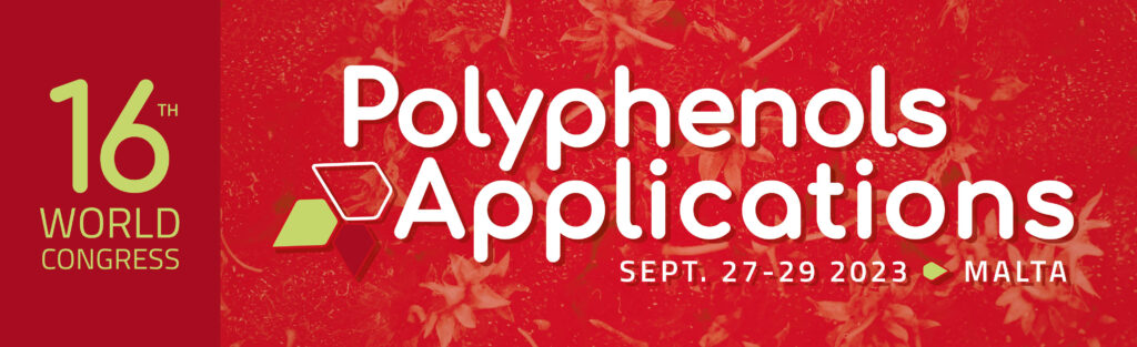 bannière web rouge Polyphenols Applications