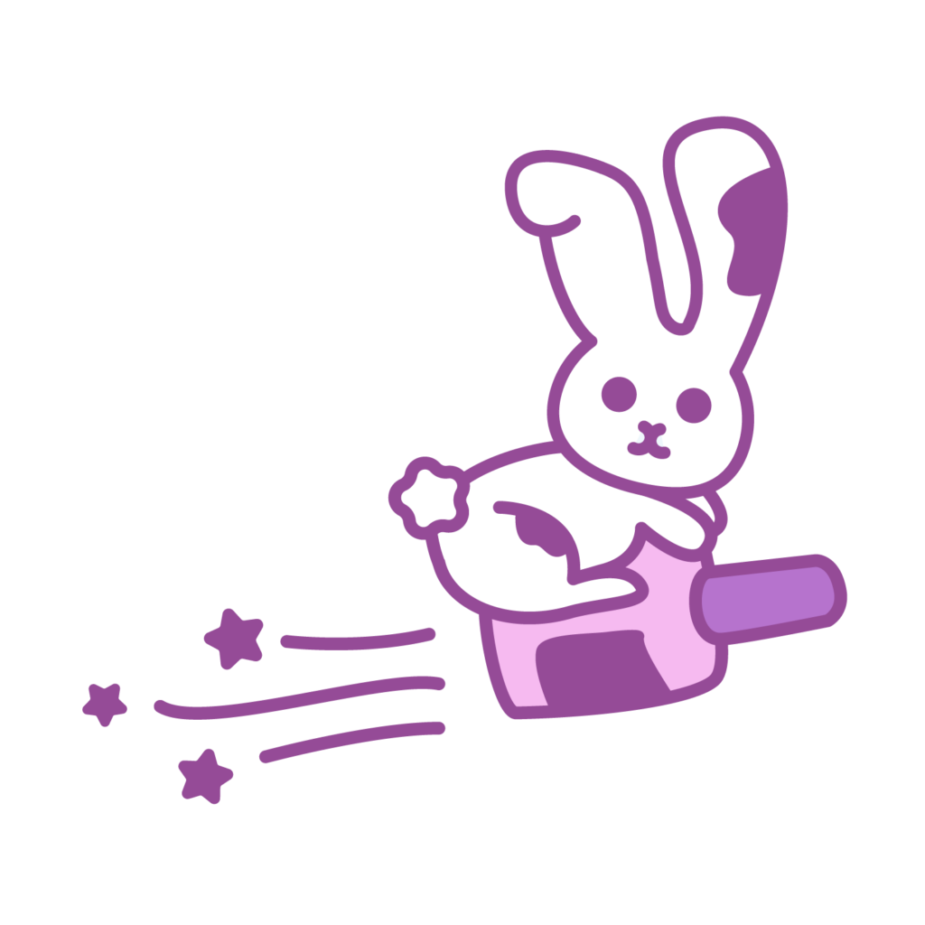 Illustration lapin et vernis à ongle Bbunny Nails